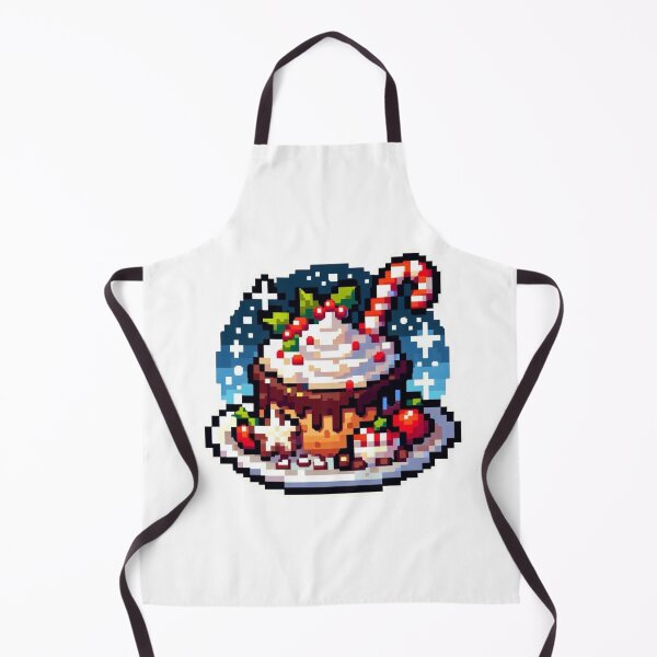 Item preview, Christmas cake, Pixel Art, Snowman, dessert, delicious food, Santa Claus, winter season, home sweet home, foodies, christmas holiday designed and sold by Sugar Wisdom .