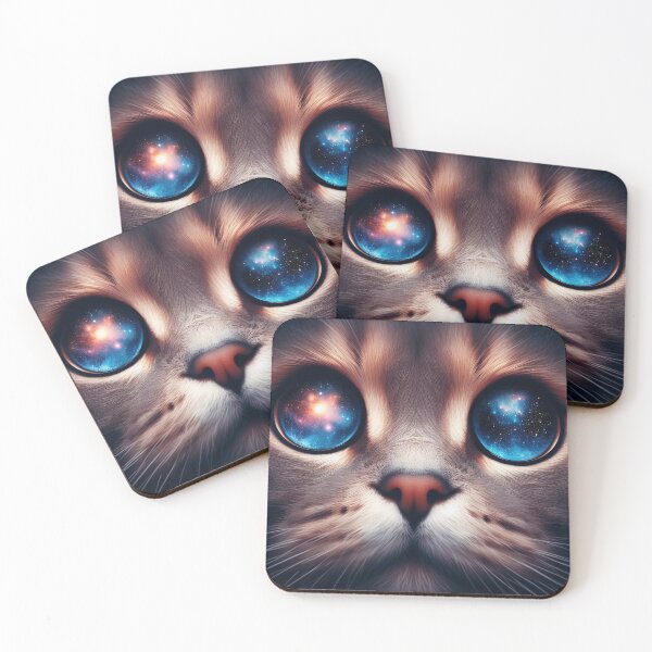 Item preview, Cosmic Eye Cat 1 designed and sold by Phantom Image Designs.