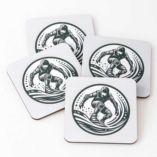 Item preview, surfing wave in ocean enjoying holidays designed and sold by vectorillus.