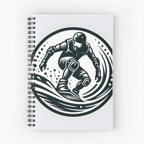 Item preview, surfing wave in ocean enjoying holidays designed and sold by vectorillus.