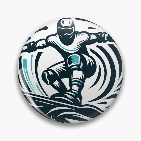 Item preview, surfing wave in ocean enjoying holidays designed and sold by vectorillus.