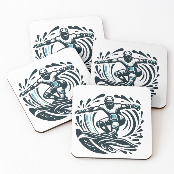 Item preview, surfing wave in ocean enjoying holidays designed and sold by vectorillus.