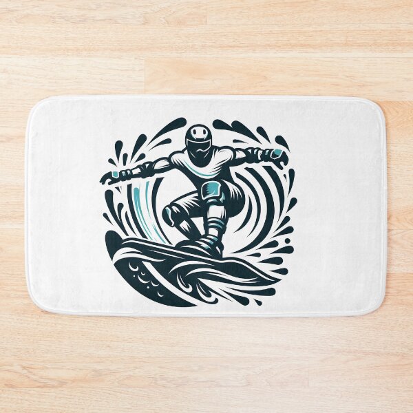 Item preview, surfing wave in ocean enjoying holidays designed and sold by vectorillus.