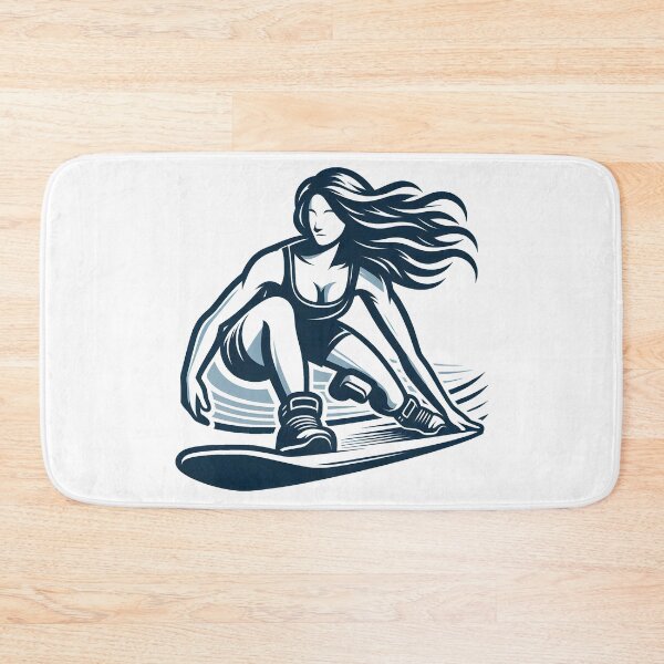 Item preview, surfing wave in ocean enjoying holidays designed and sold by vectorillus.