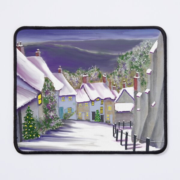 Item preview, Gold Hill, Shaftesbury, in the Snow designed and sold by FrancesArt.