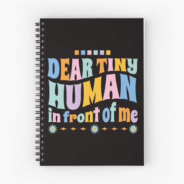 Item preview, Dear Tiny Human Retro Typography Art designed and sold by DrawHandArt.