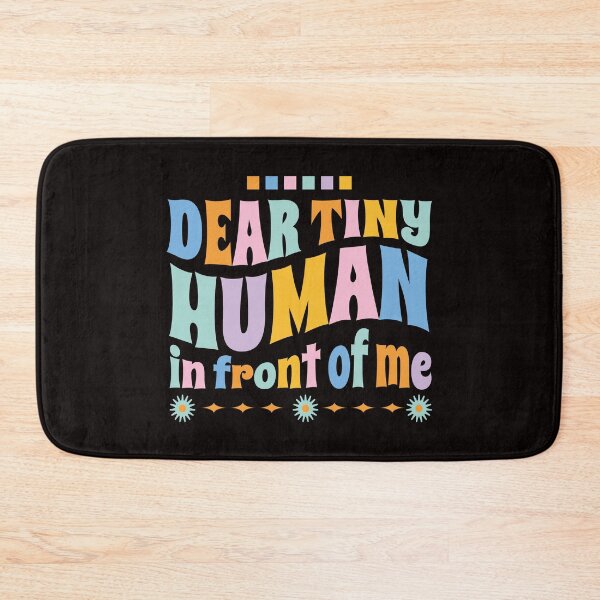 Item preview, Dear Tiny Human Retro Typography Art designed and sold by DrawHandArt.