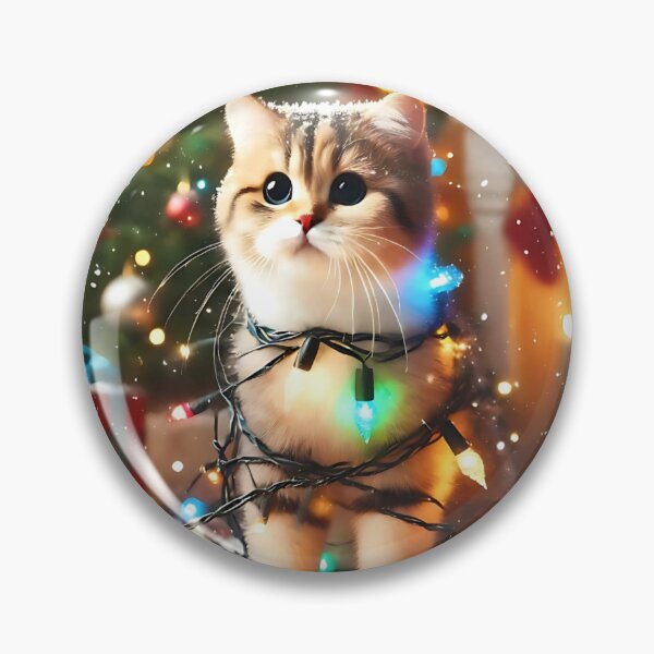 Item preview, Christmas cat designed and sold by DelyCada.