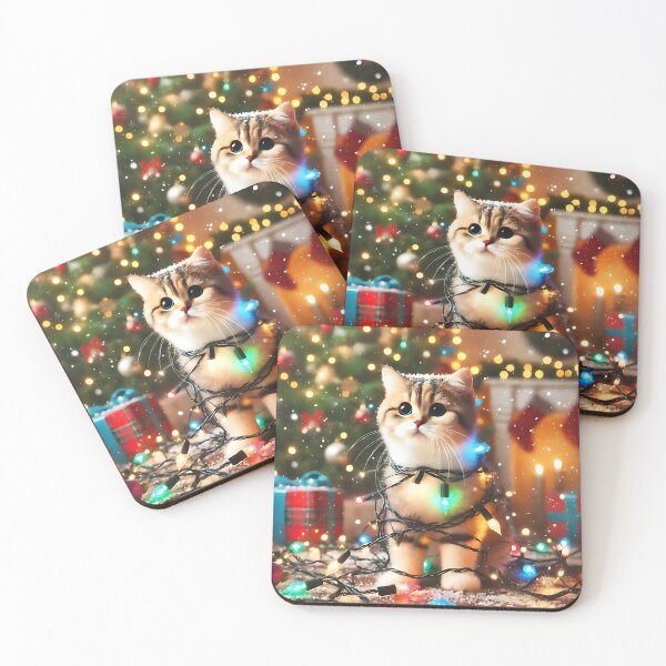 Item preview, Christmas cat designed and sold by DelyCada.