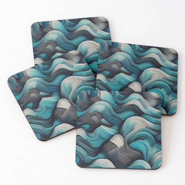 Item preview, waves 27 designed and sold by blackwhiteblue.