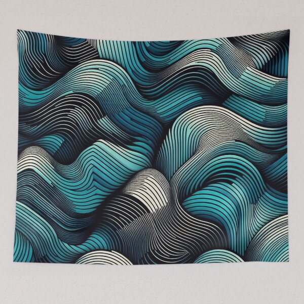 Item preview, waves 27 designed and sold by blackwhiteblue.