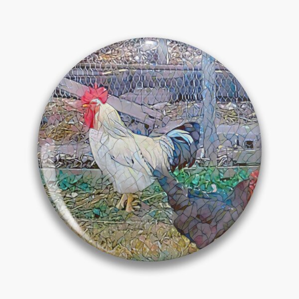 Item preview, chicken and roster designed and sold by Nicholes  Dream Visions.