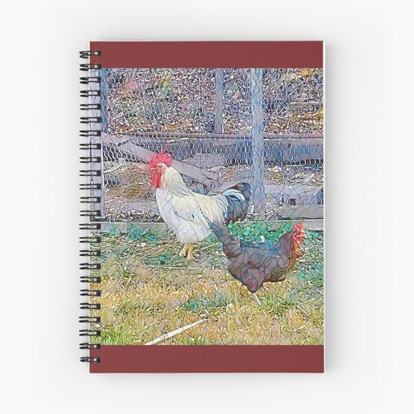 Item preview, chicken and roster designed and sold by Nicholes  Dream Visions.