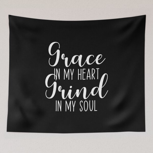 Item preview, Grace in My Heart, Grind in My Soul – Inspiring Faith-Based Motivational  designed and sold by chantastical.