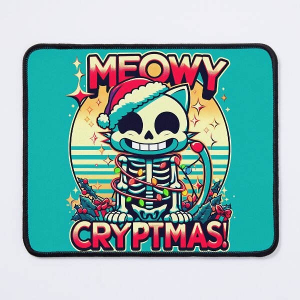 Item preview, Meowy Cryptmas Retro designed and sold by RafaelLima7.