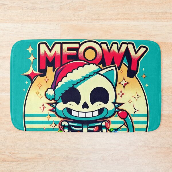 Item preview, Meowy Cryptmas Retro designed and sold by RafaelLima7.