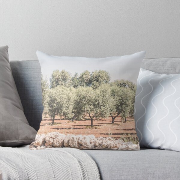 Item preview, Puglia, Italy I Photography of a field of olive trees in a nature park in the heart of Mediterranean landscape between blue skies and stone walls boho and wild in the italian tuscany countryside designed and sold by Julie Travel Photography.