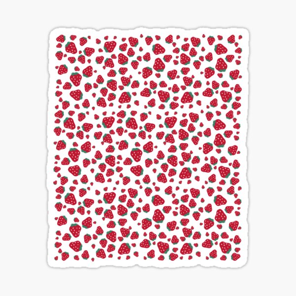 Item preview, Strawberry pattern designed and sold by DesignCollectiv.