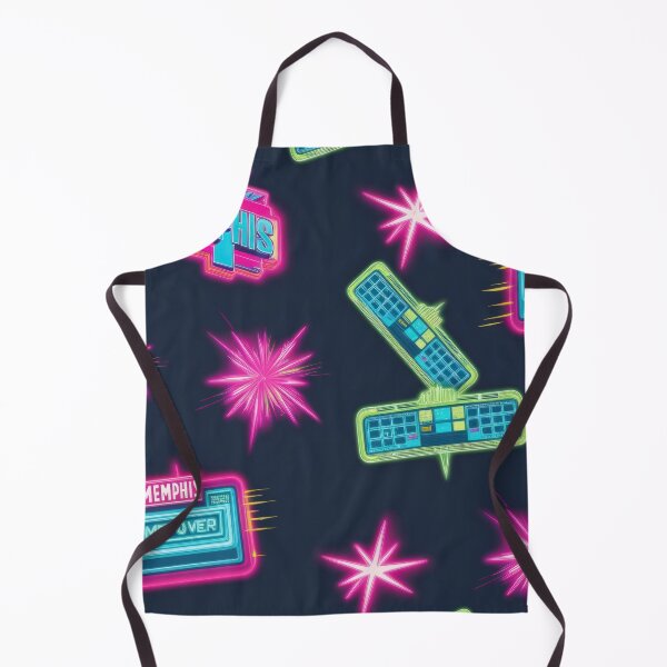 Item preview, neon game is over pattern on a dark background 90s arcade,Vintage Posters,vintage 90s designed and sold by Expressions-Sel.