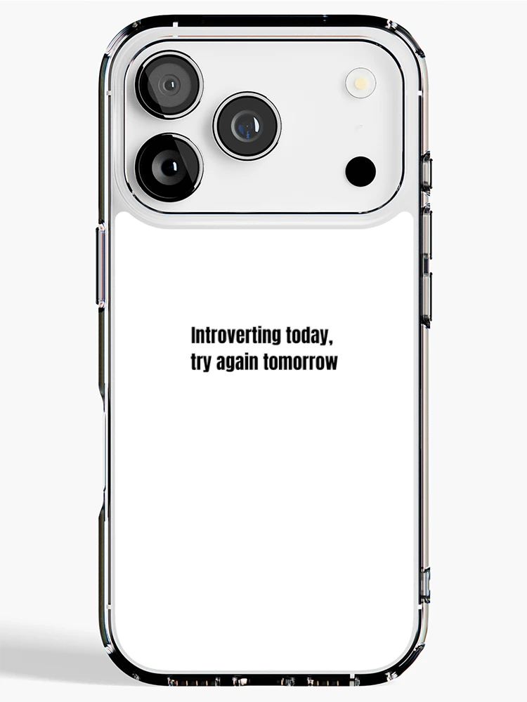 Thumbnail 1 of 5, iPhone Case, Introvert designed and sold by Kembly18.