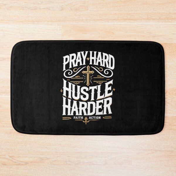 Item preview, Pray Hard, Hustle Harder – Faith-Driven Motivational  designed and sold by chantastical.