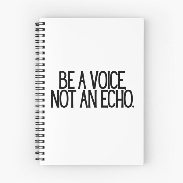Item preview, Be A Voice, Not An Echo.  designed and sold by CharmStudio.