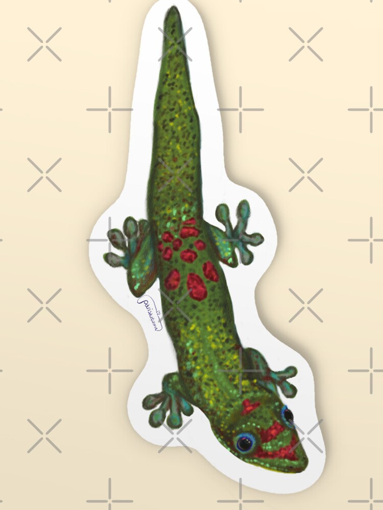 Thumbnail 4 of 4, iPhone Case, Stickerdesign Gecko designed and sold by Parisautumn.
