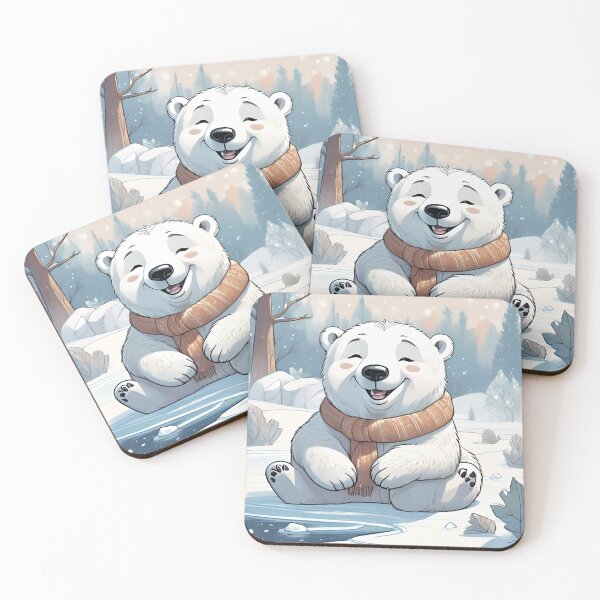 Item preview, Cute Polar Bear Collection! designed and sold by FreeSpiritArt4U.