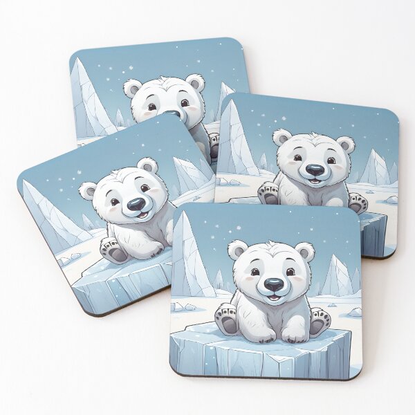 Item preview, Cute Polar Bear Collection! designed and sold by FreeSpiritArt4U.