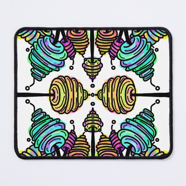 Item preview, EDM Rave Techno Twist - hand drawn designed and sold by StaceyMakesThat.