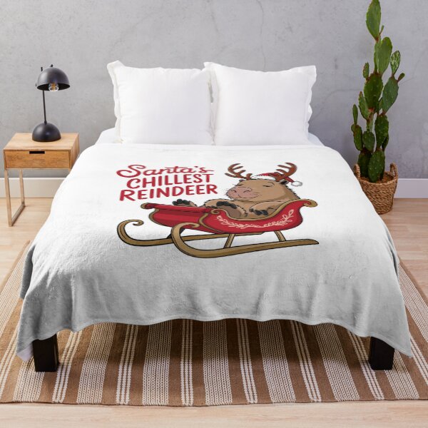 Item preview, Capybara - Santa's Chillest Reindeer designed and sold by Situstshirts.