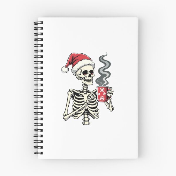 Item preview, Esqueleto navideño tomando café designed and sold by jkrphoto.