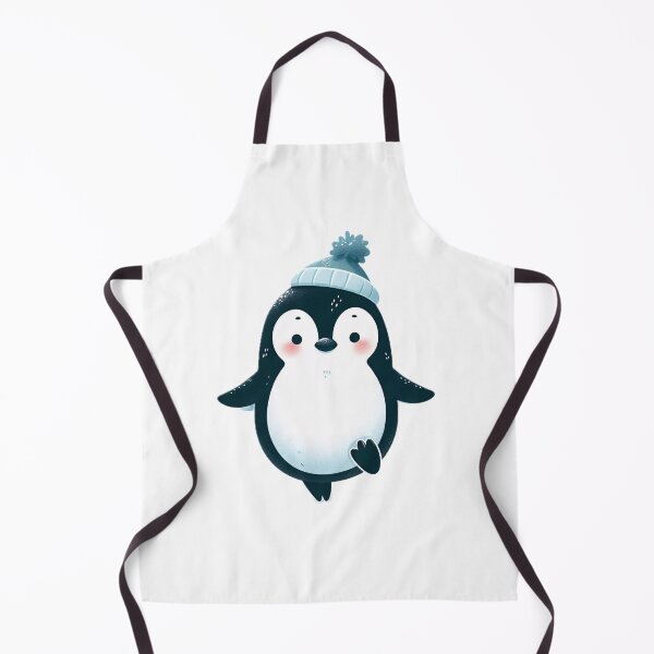 Item preview, A cute penguin wearing a knitted hat dances in a winter wonderland designed and sold by homydesign.