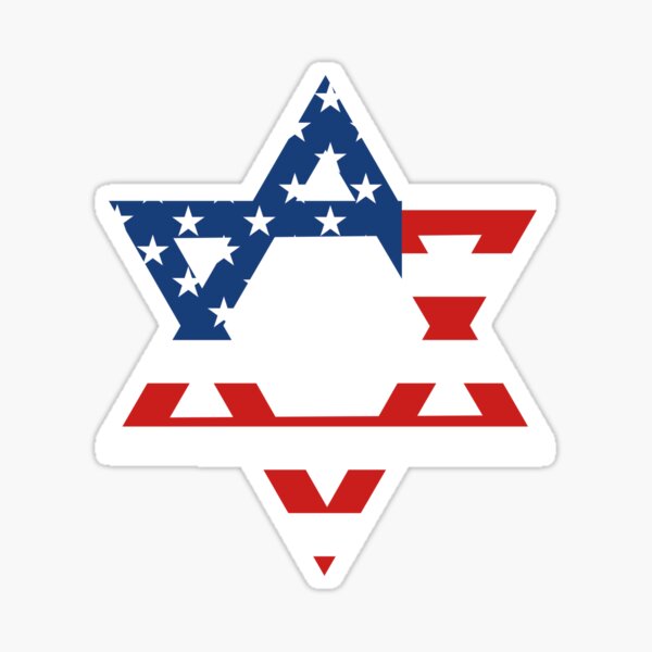 Item preview, Star of David American Flag designed and sold by reflectingfox.