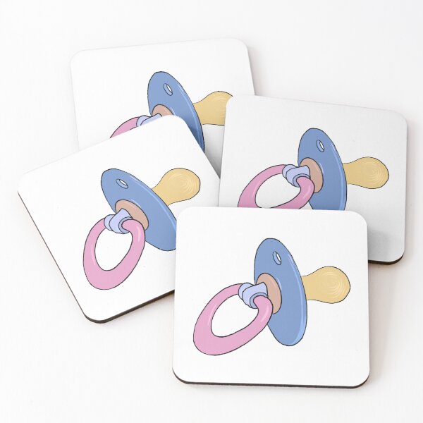 Item preview, Pacifier in pink and blue colours designed and sold by Ekaterina Khozatskaya.
