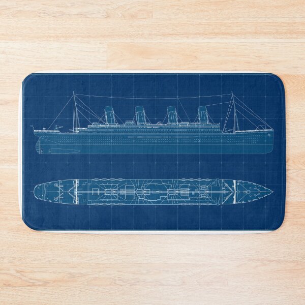 Item preview, RMS Titanic Blueprint  - 1912 Deck Plans and Schematics designed and sold by Never Let Go Vintage™.