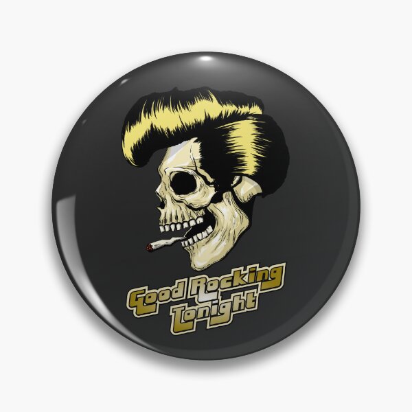 Item preview, Rockabilly Skull - Good Rocking Tonight  designed and sold by MagicEyesOnly.