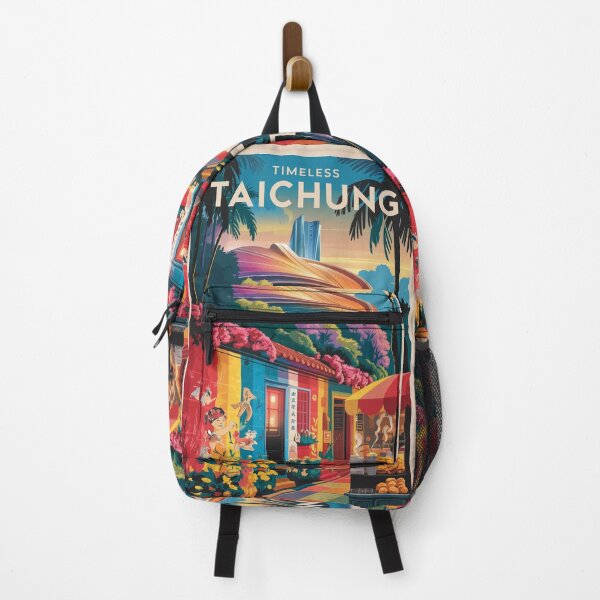Item preview, Taichung Vintage Travel Poster designed and sold by TravelerRat.