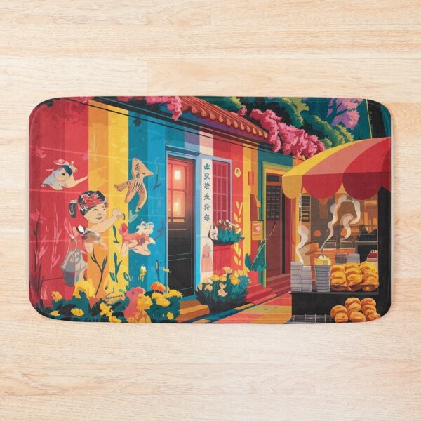 Item preview, Taichung Vintage Travel Poster designed and sold by TravelerRat.