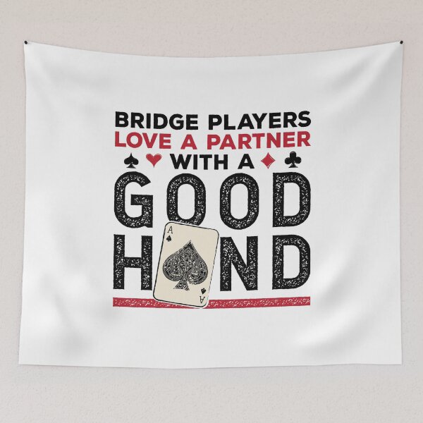 Item preview, Funny Bridge Player Joke Partner with a Good Hand designed and sold by jaygo.