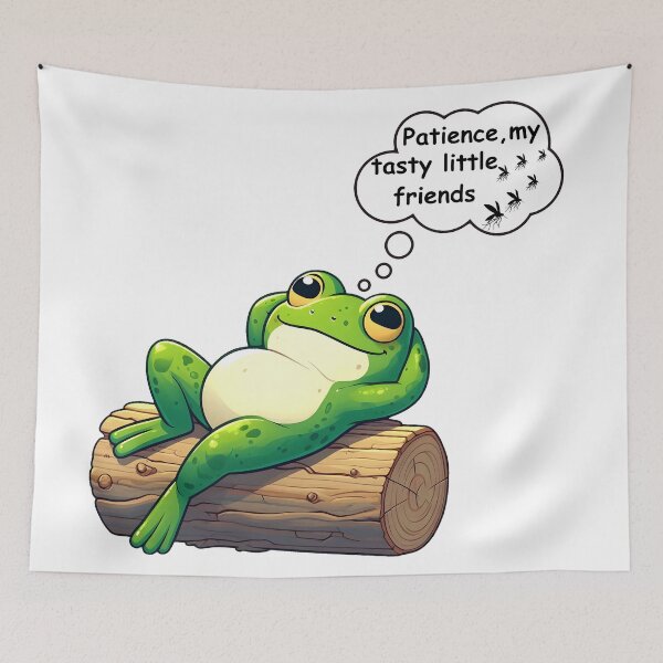 Item preview, Relaxed Frog's Feast Dream designed and sold by CreativeFlux.