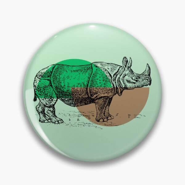 Item preview, Indian Rhinoceros designed and sold by kiradreamshop.