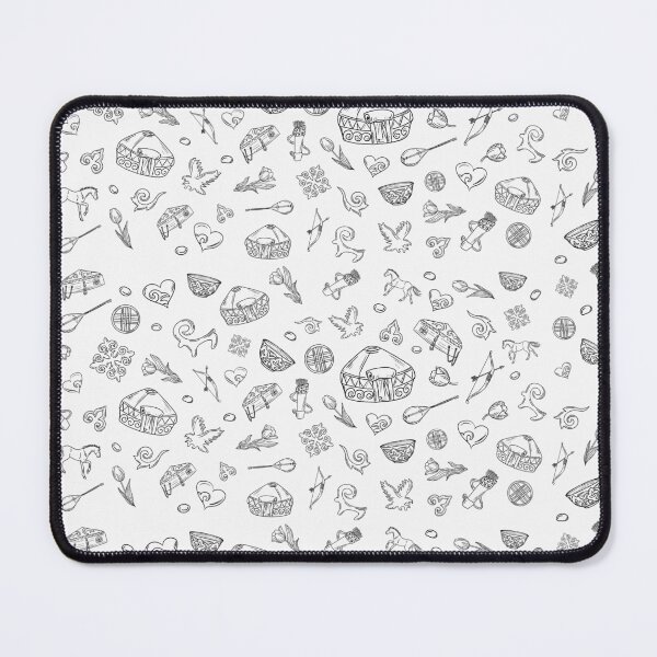 Item preview, Kazakh Things Doodle designed and sold by Zhazira Z.