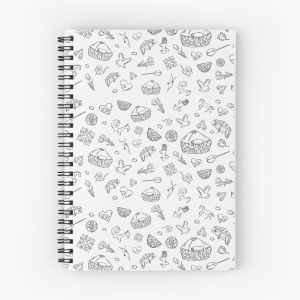 Item preview, Kazakh Things Doodle designed and sold by Zhazira Z.