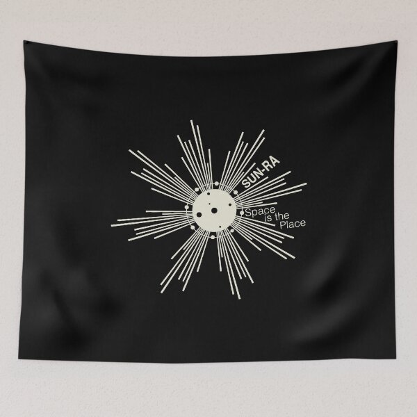 Item preview, Cosmic Sun Tribute to Sun Ra – Minimalist Jazz Symbol T-Shirt designed and sold by Boogosh.