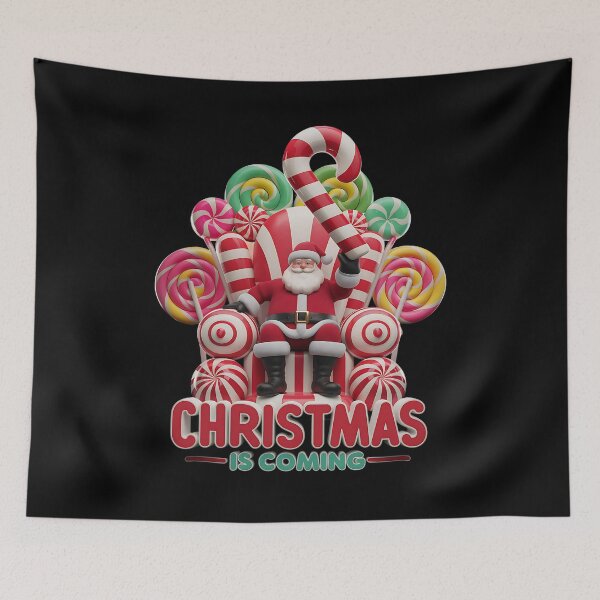 Item preview, Christmas Is Coming - Candy Throne Santa designed and sold by ZingZest.