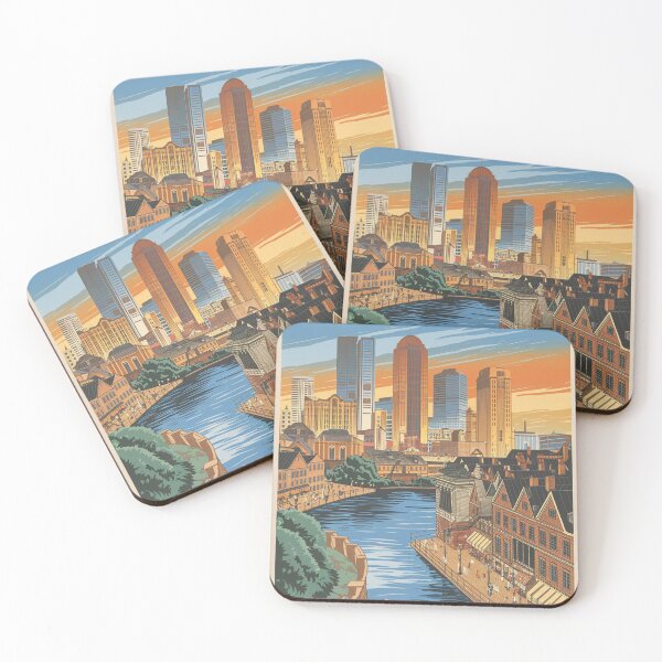 Item preview, Boston Vintage Travel Poster designed and sold by TravelerRat.