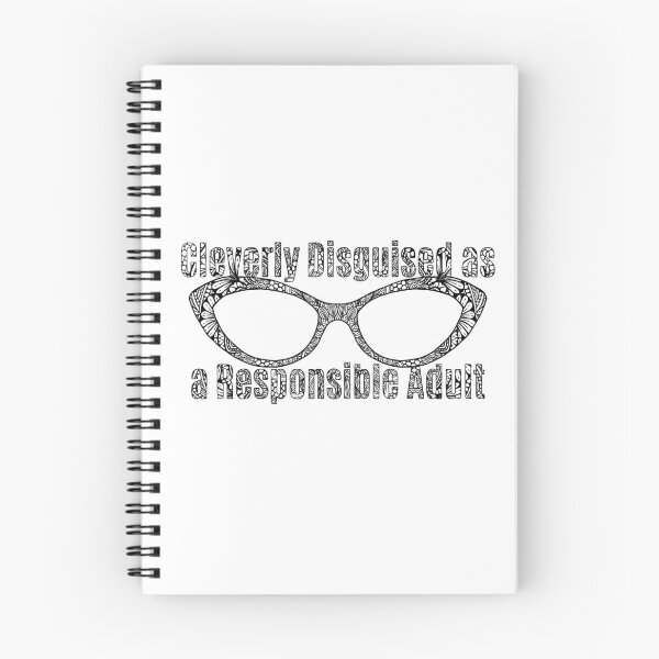 Item preview, Cleverly Disguised as a Responsible Adult designed and sold by Zen's Doodles.