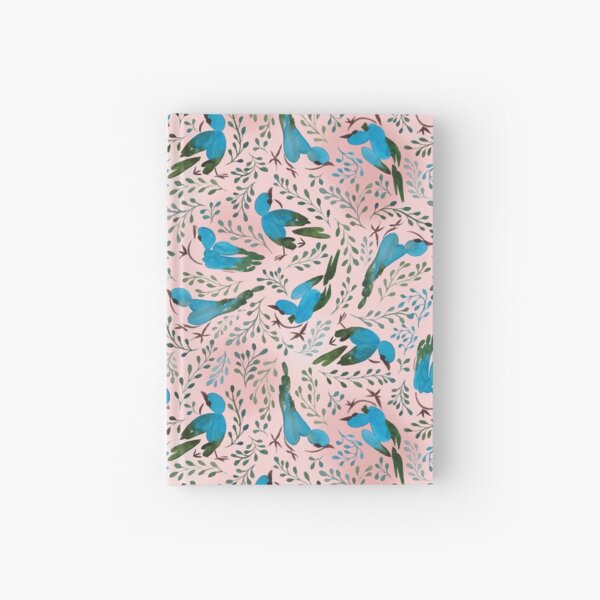 Birds in spring Hardcover Journal
