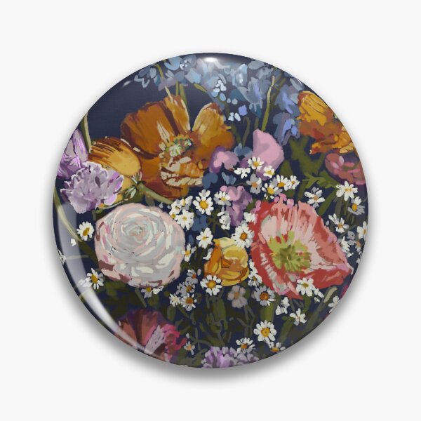 Item preview, Classic Oil Painting of Floral Art on Elegant Table | Timeless Flower Illustration designed and sold by Pandositive.